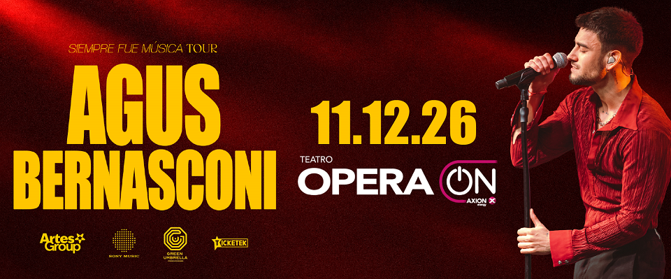 Flyer de Agus Bernasconi
