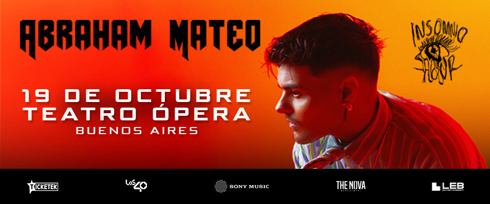 Abraham Mateo en Teatro Opera