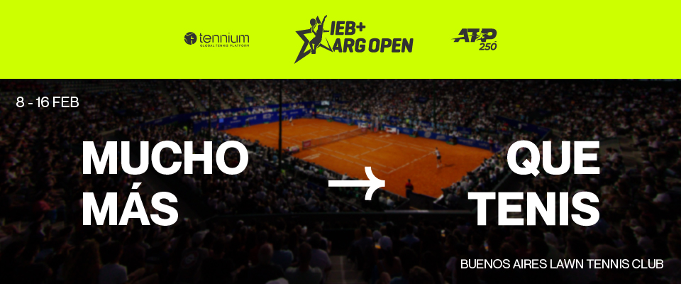 IEB+ ARGENTINA OPEN 2025 en Buenos Aires Lawn Tennis Club