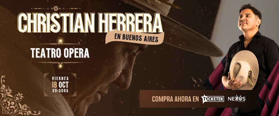 Christian Herrera en Teatro Opera