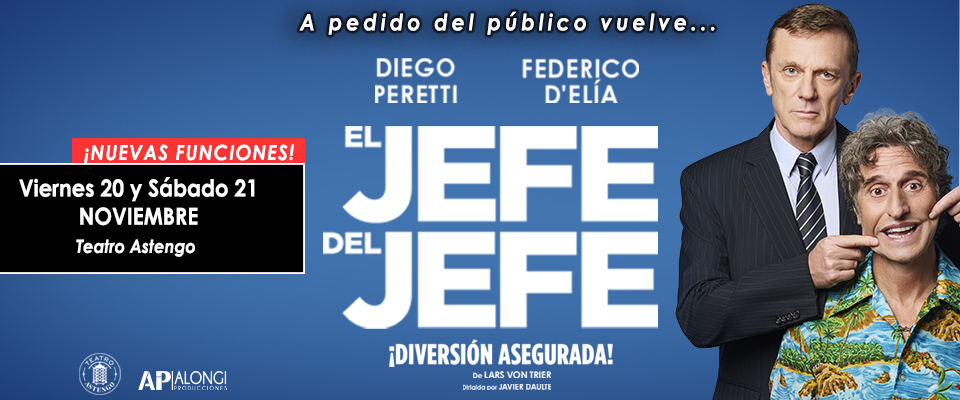 Flyer de El Jefe del Jefe
