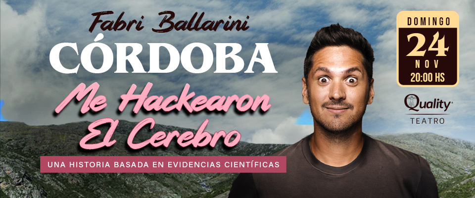 Fabricio Ballarini en Quality Teatro