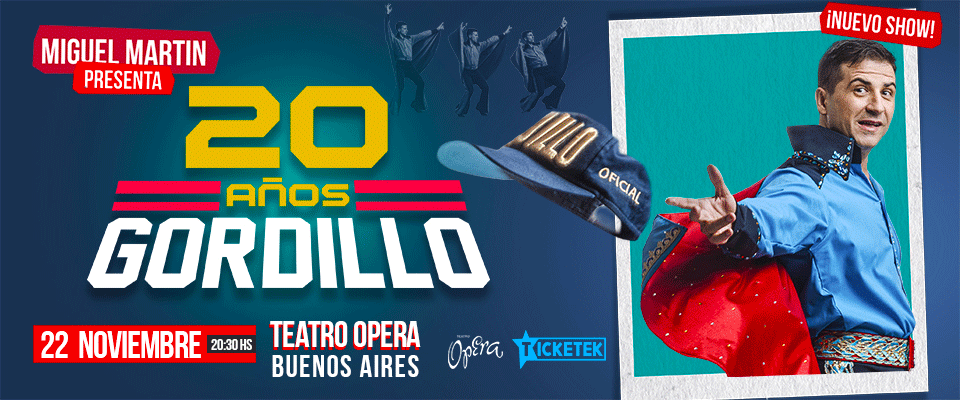 El Oficial Gordillo en Teatro Opera