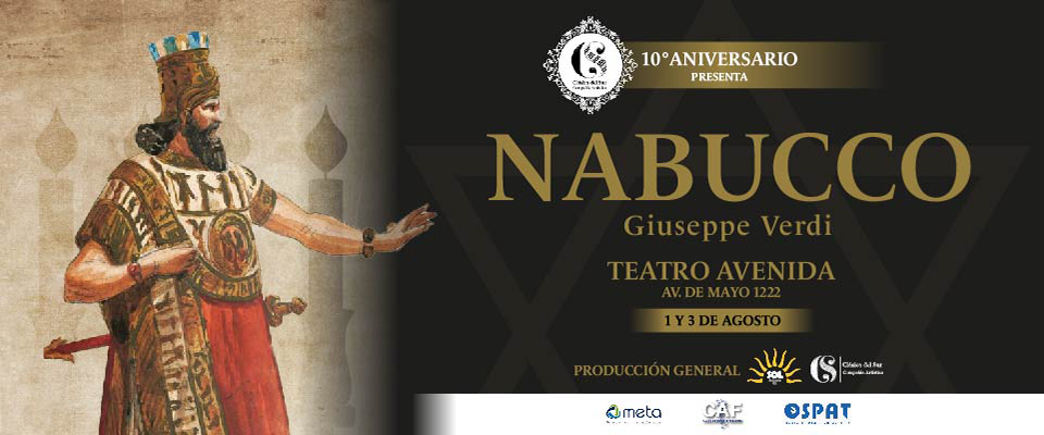 Opera Nabucco en Teatro Avenida