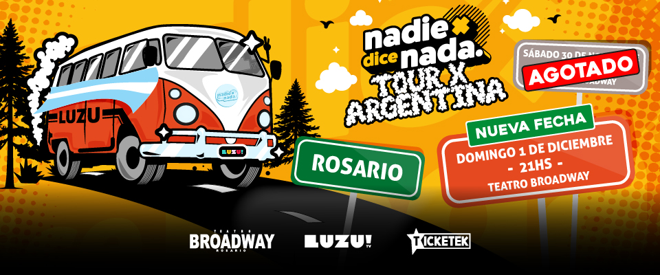 Nadie dice nada en Teatro Broadway Rosario