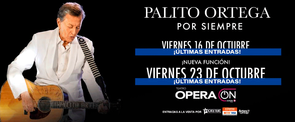 Flyer de Palito Ortega