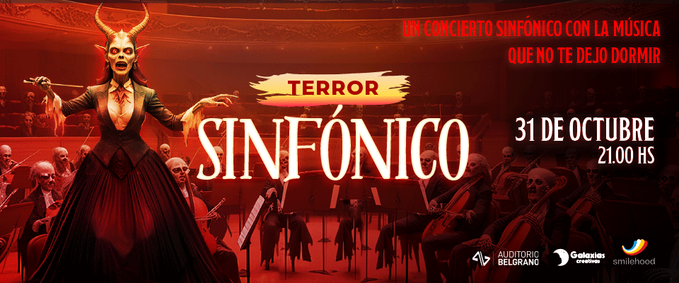 Terror Sinfónico en Auditorio de Belgrano