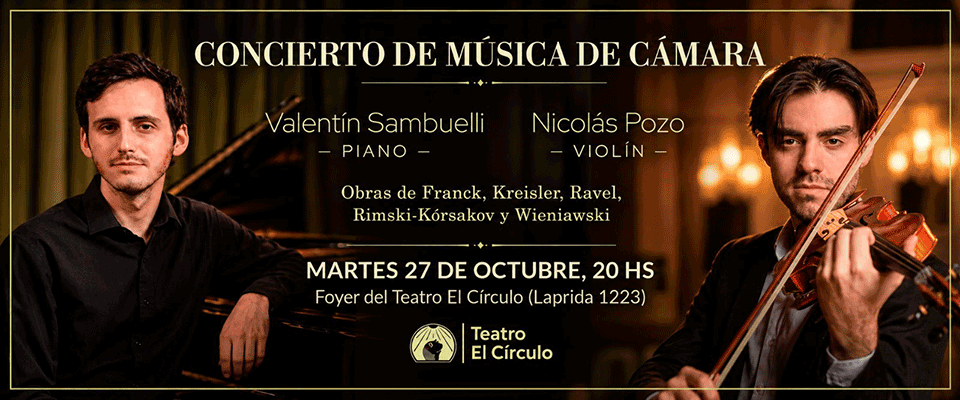 Flyer de Nicolás Pozo & Valentín Sambuelli
