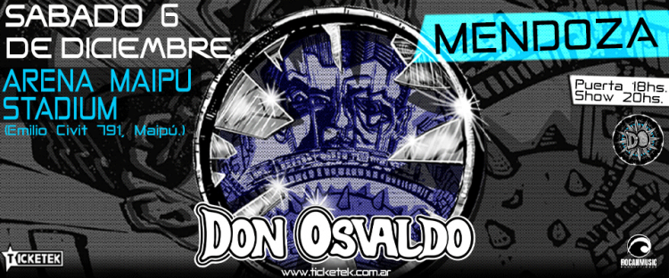 Don Osvaldo - Arena Maipu, 6 de diciembre, 2025