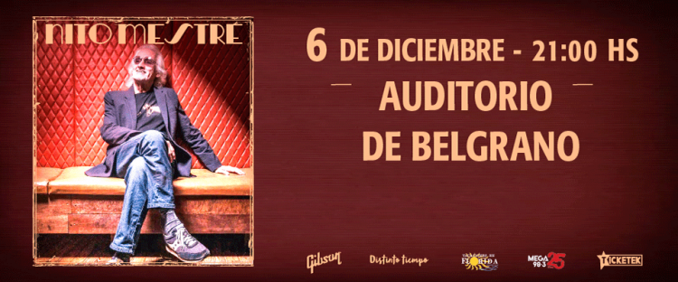 Nito Mestre - Auditorio de Belgrano, 6 de diciembre, 2025